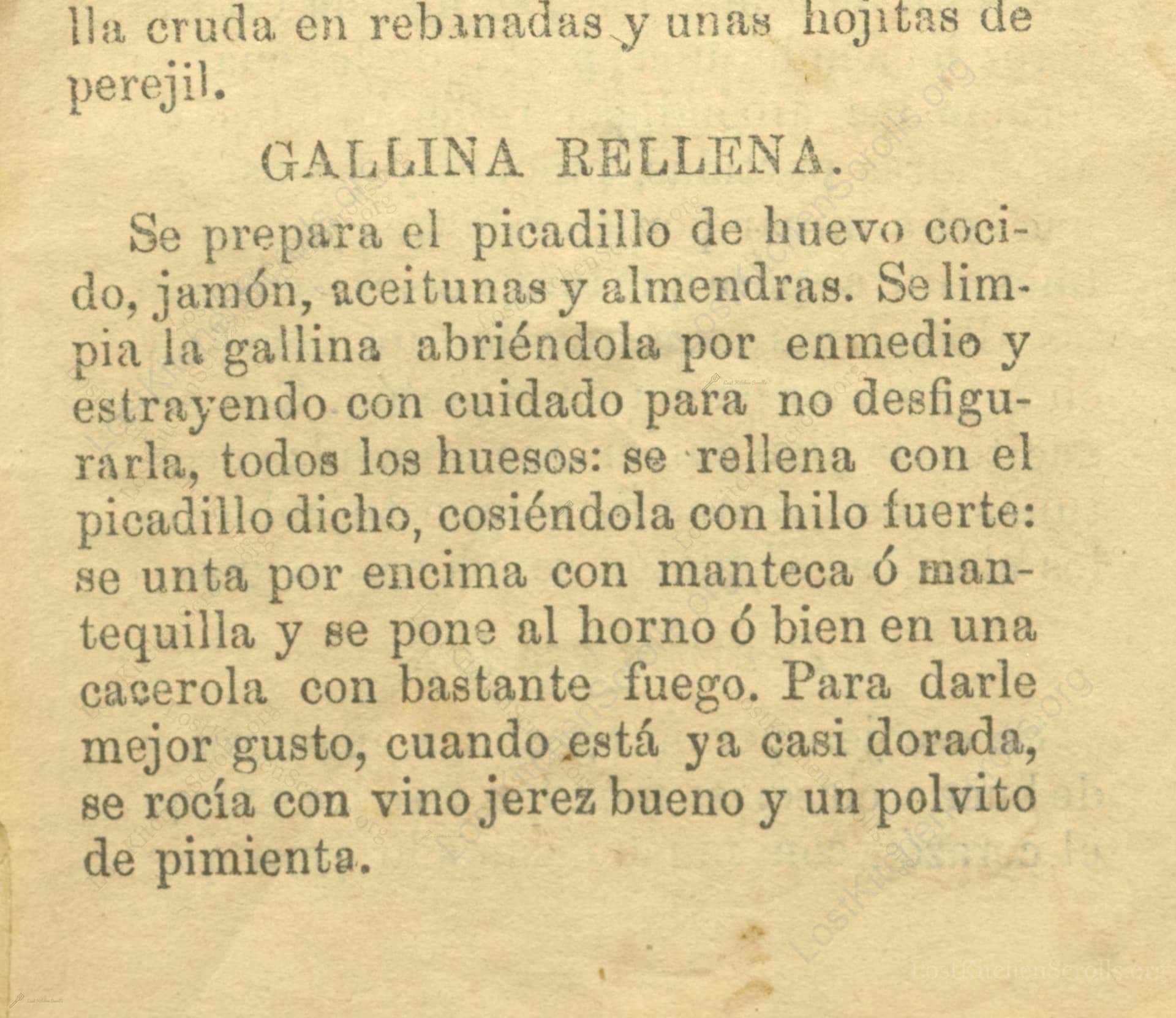 Gallina Rellena