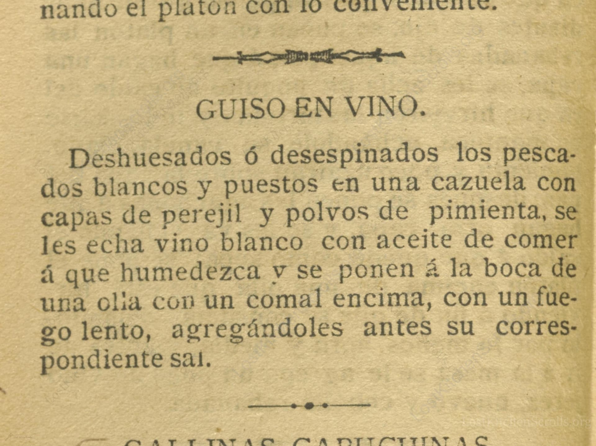 Guiso En Vino