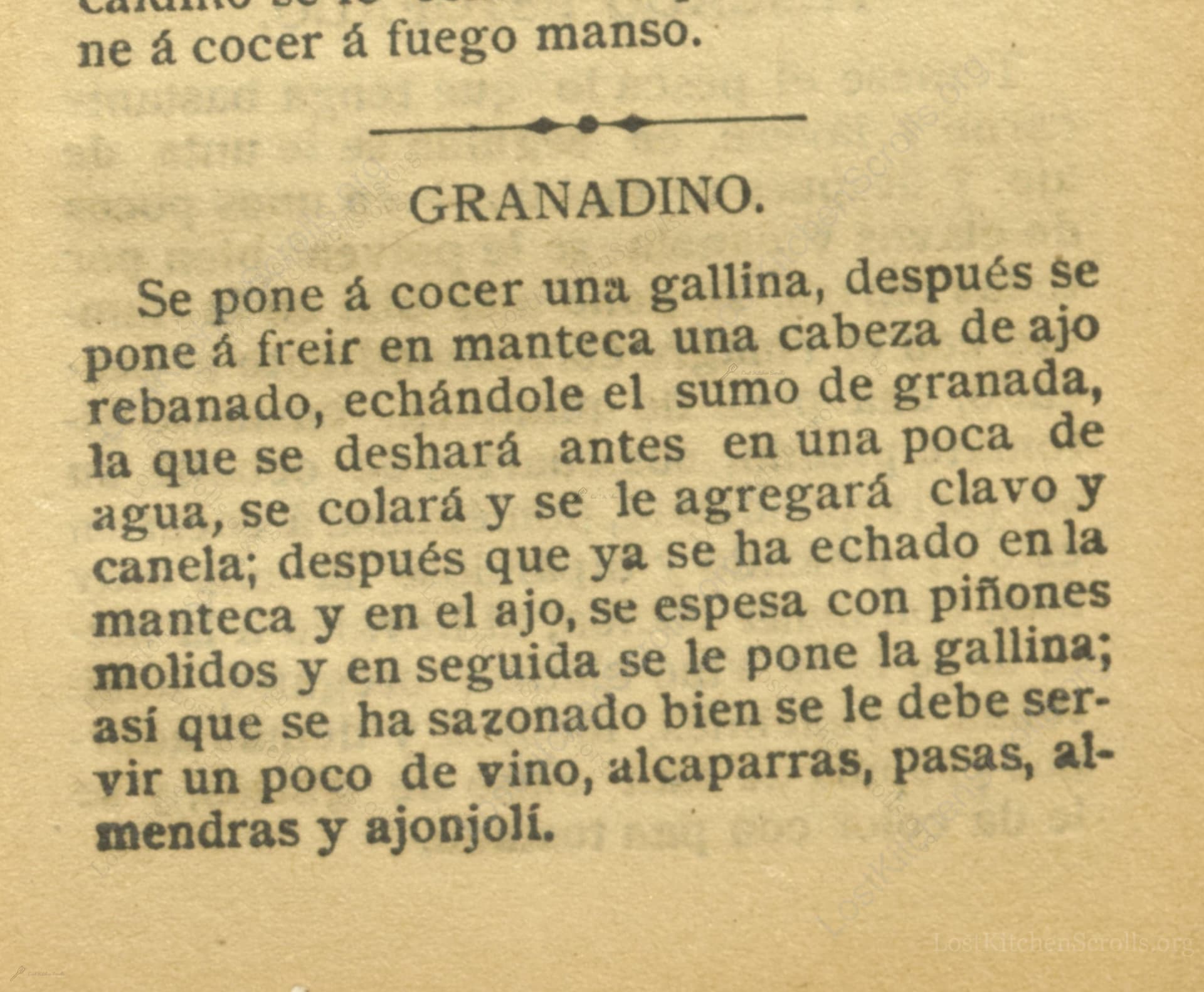 Granadino