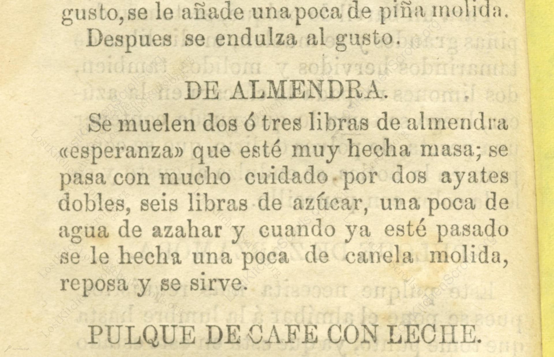 De Almendra