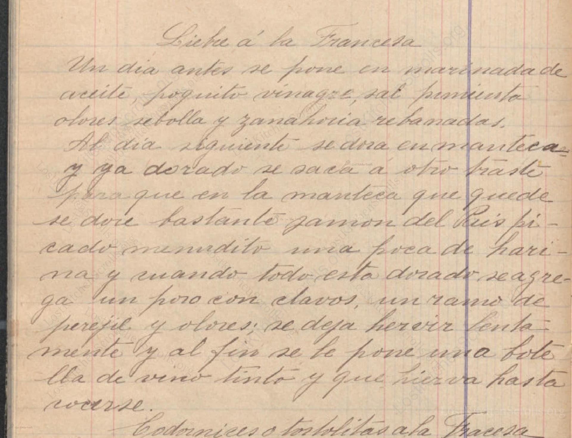 Liebre A La Francesa