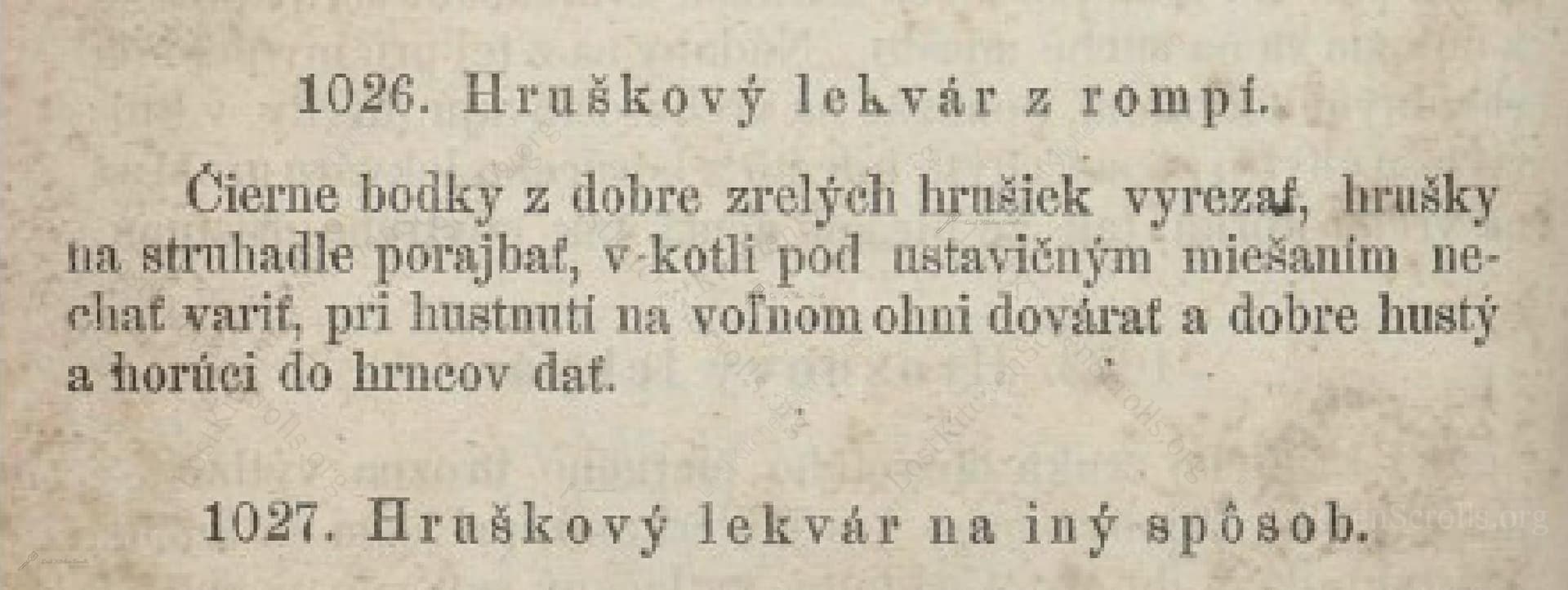 Hruškový Lekvar Z Rompi