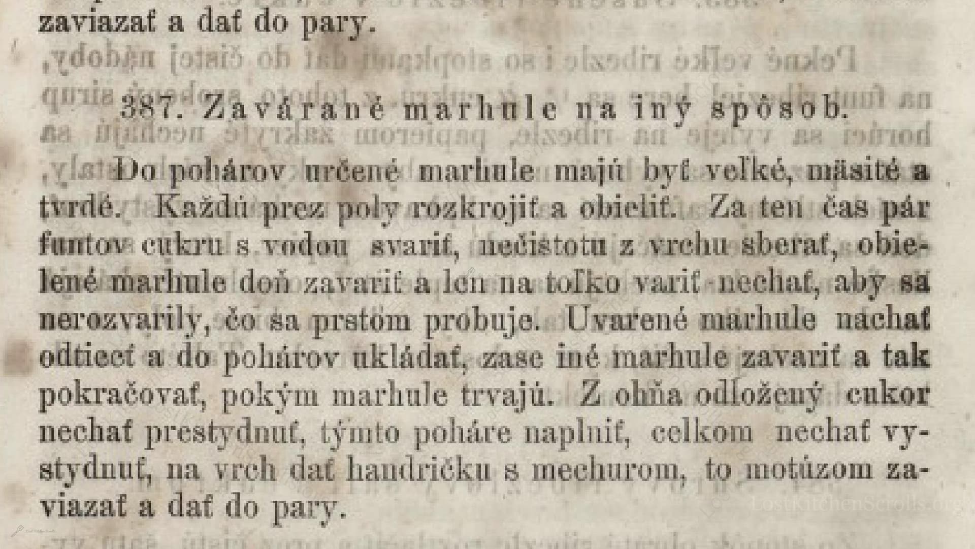 Zavárané Marhule Na Iný Spôsob