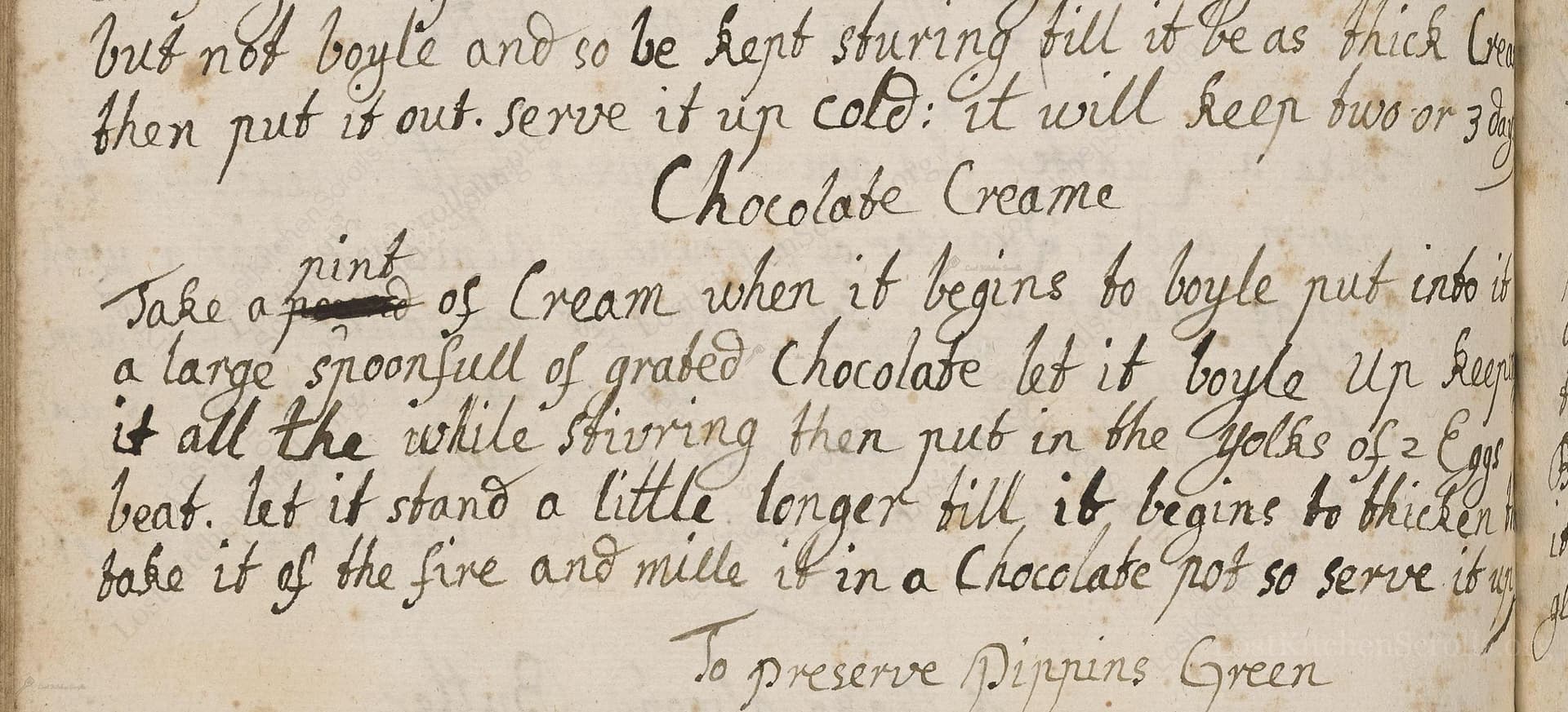 Chocolate Creame