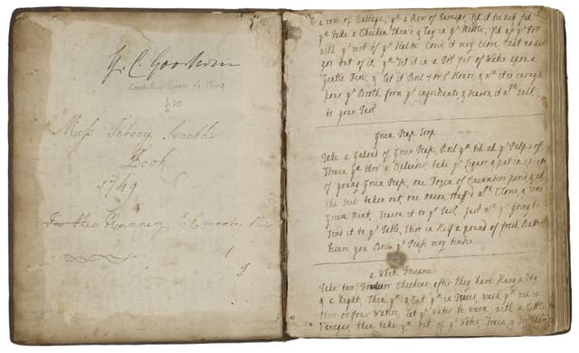 Receipt book of Elizabeth Smith - Click to view recipe in book