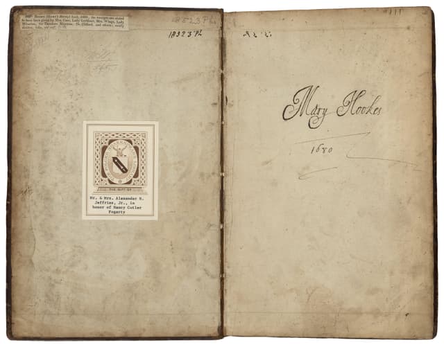 Receipt book of Mary Hookes - Click to view recipe in book