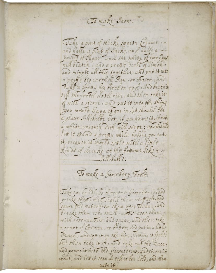 Receipt book of Sarah Longe - Click to view recipe in book