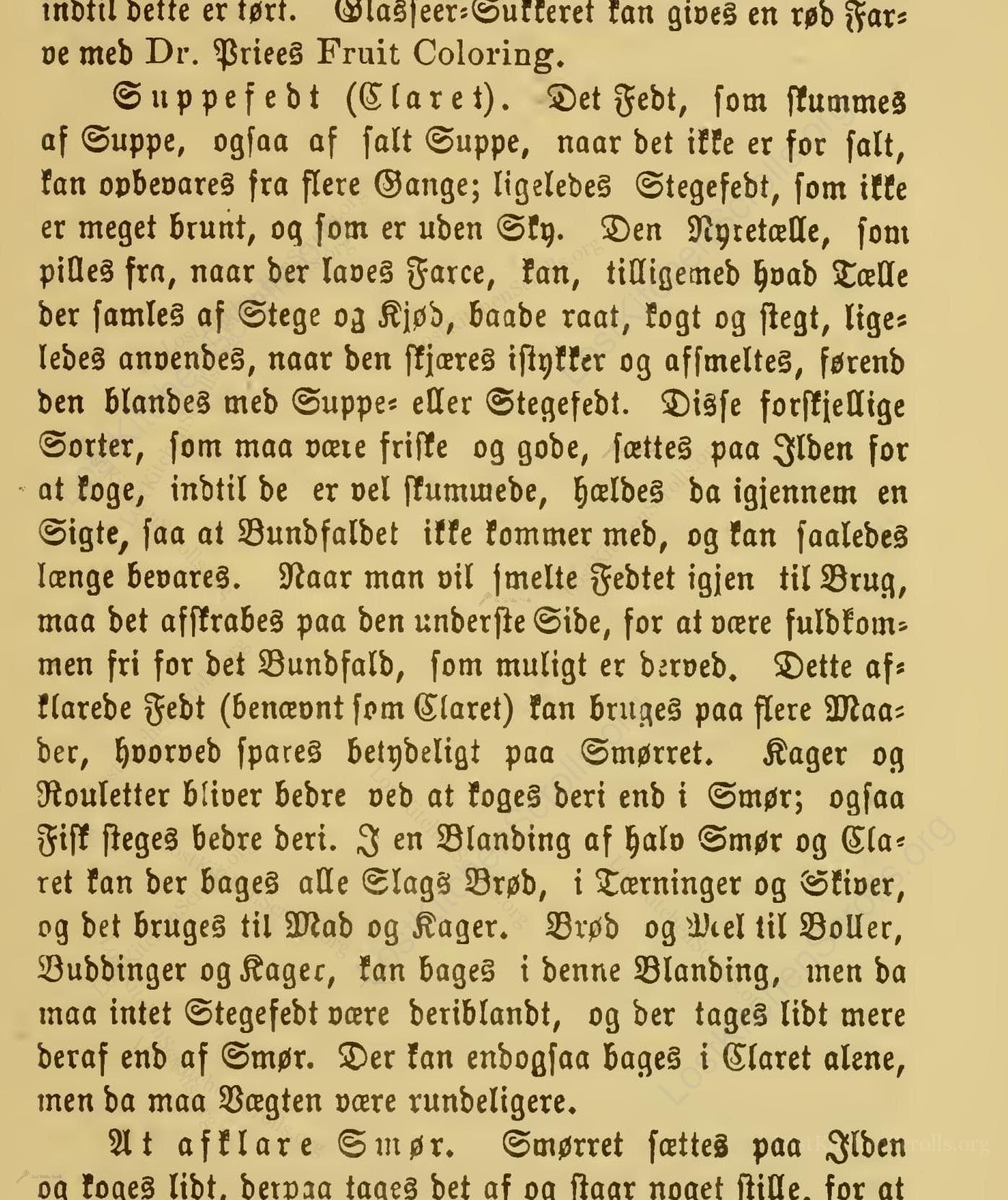 Suppefedt (Claret)