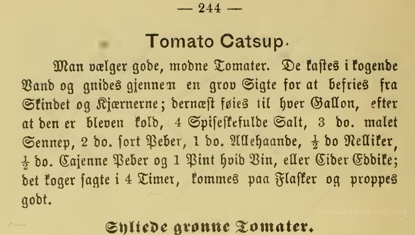 Tomato Catsup