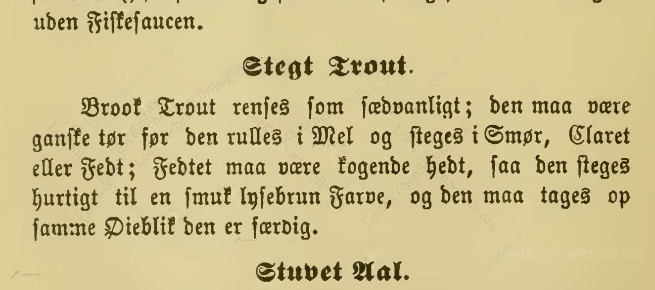 Stegt Trout