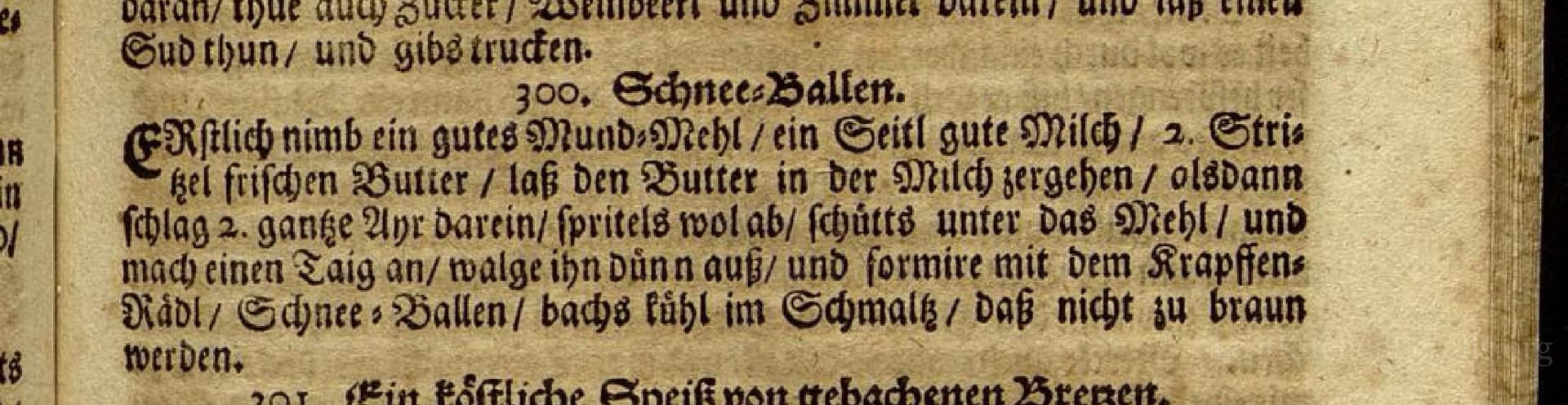 Schnee-Ballen