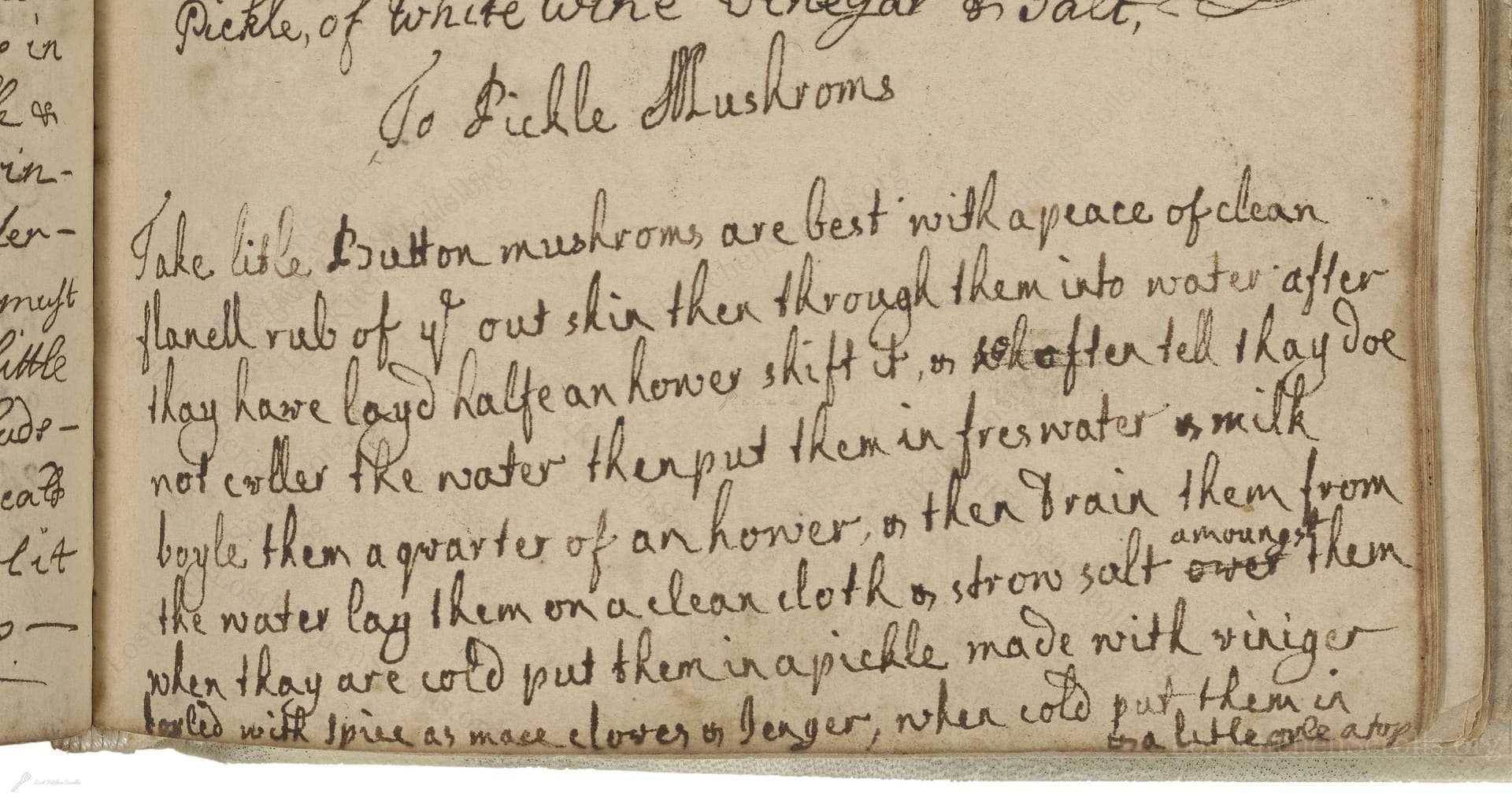 To Pickle Mushrooms