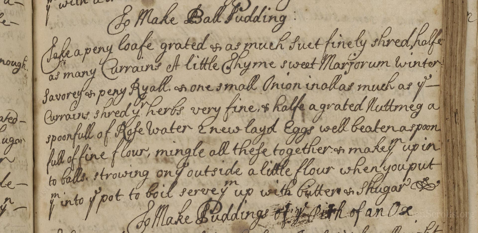 To Make Ball Pudding