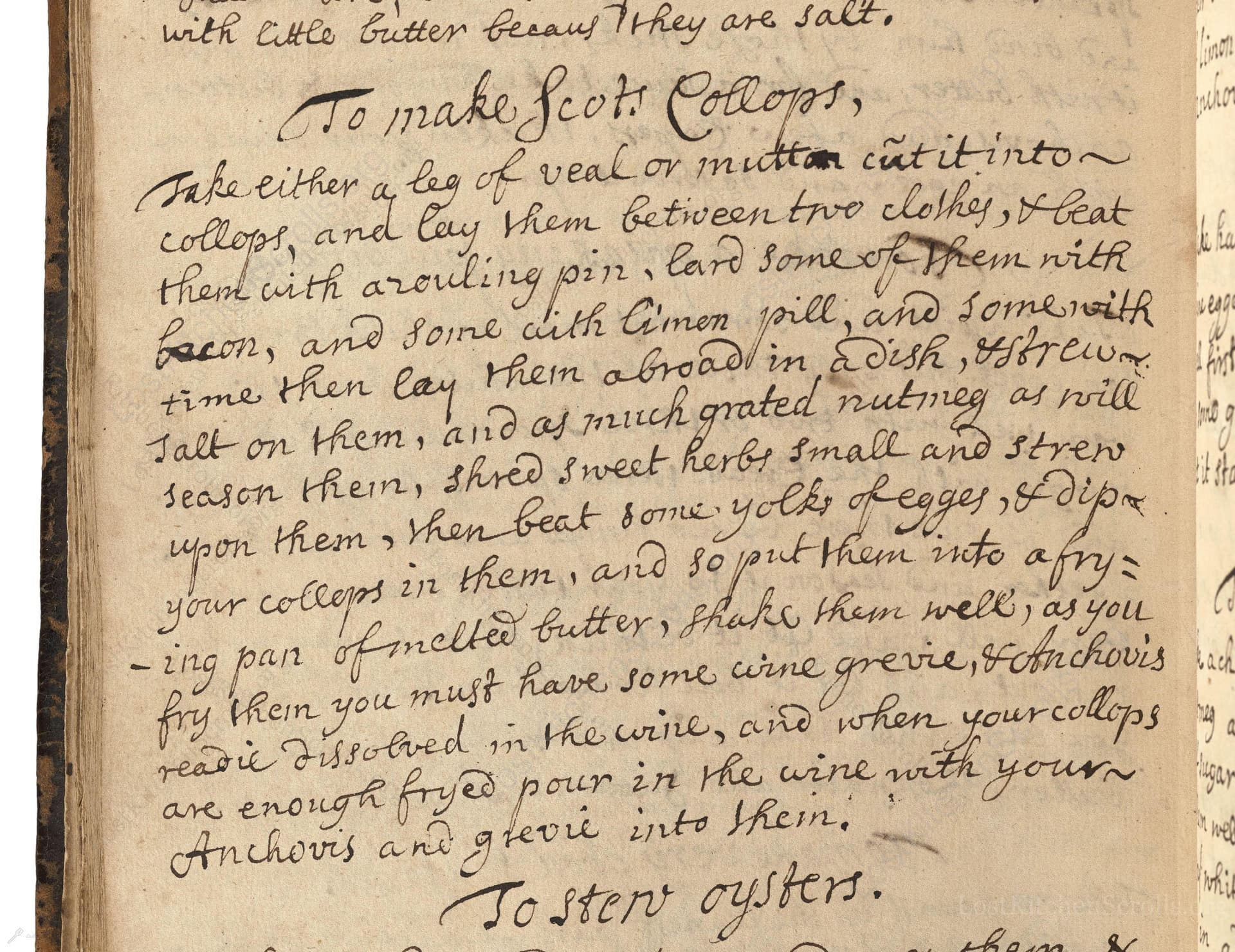 To Make Scotch Collops