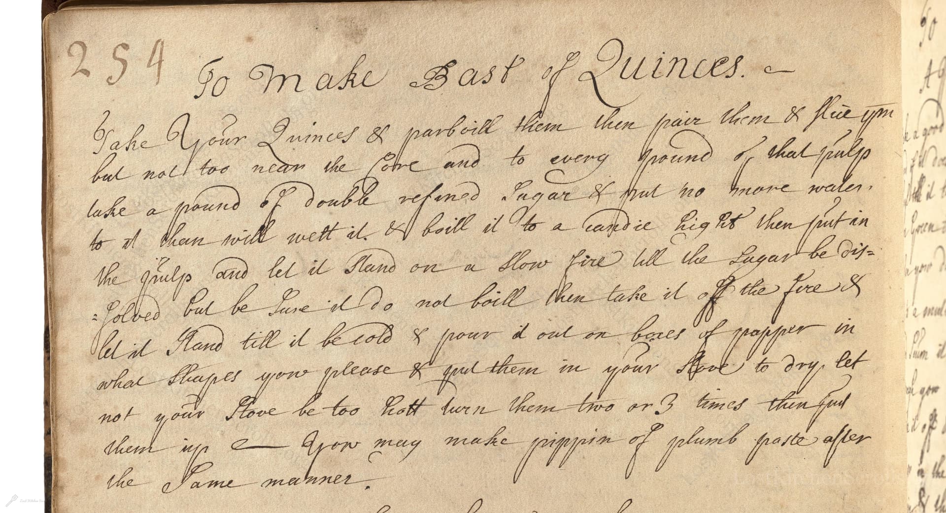 To Make Past Of Quinces
