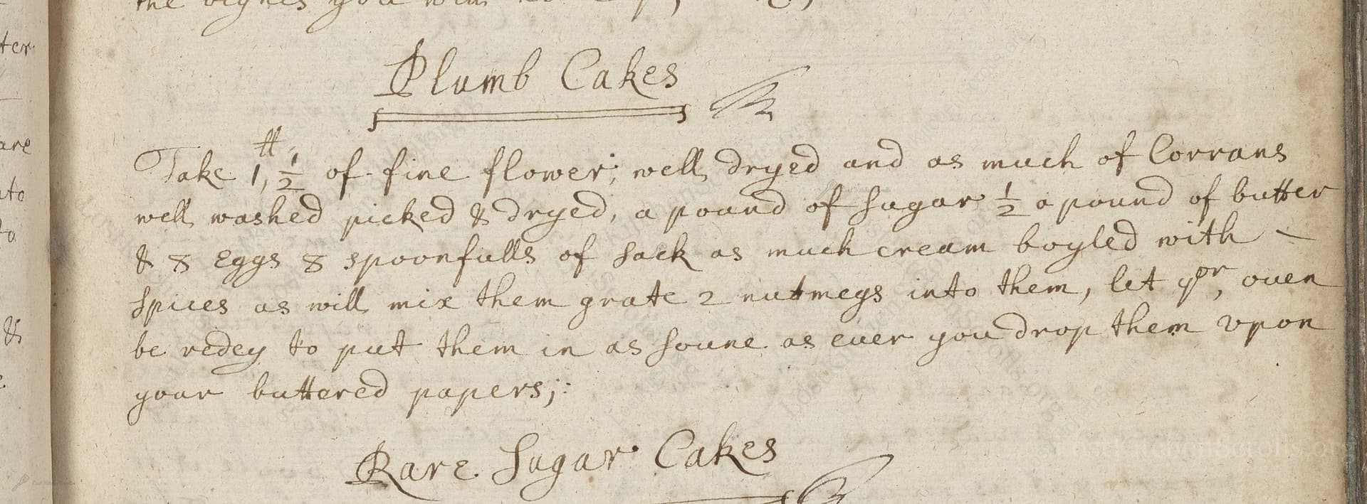Plumb Cakes