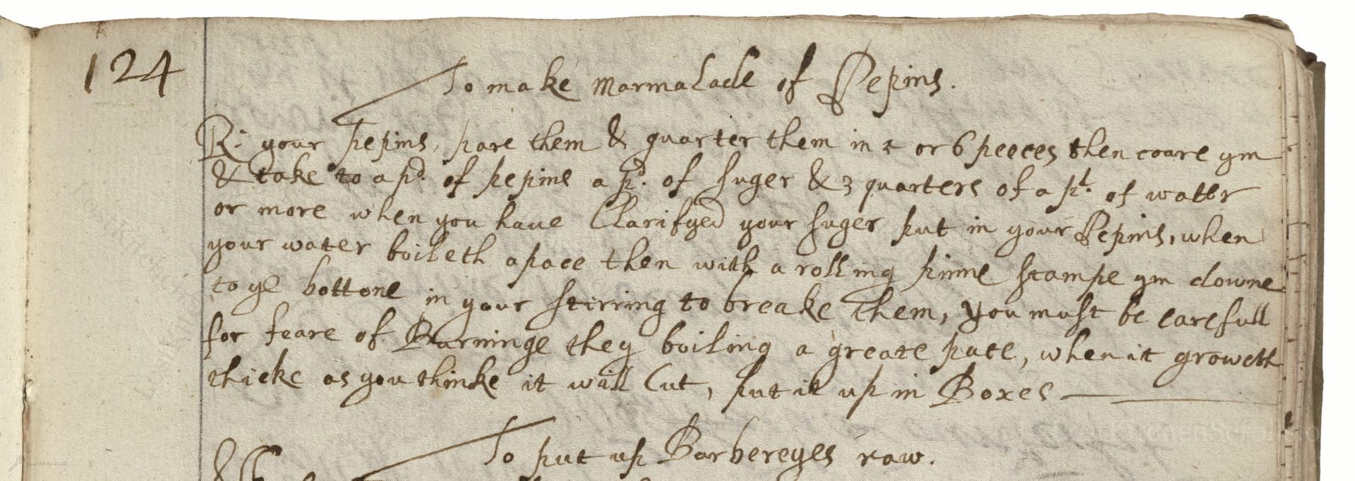To Make Marmalade Of Pepins