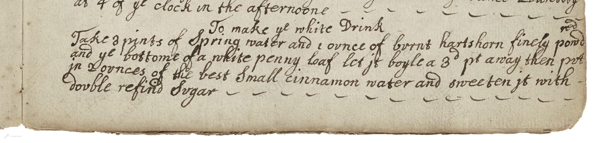To Make Ye White Drink