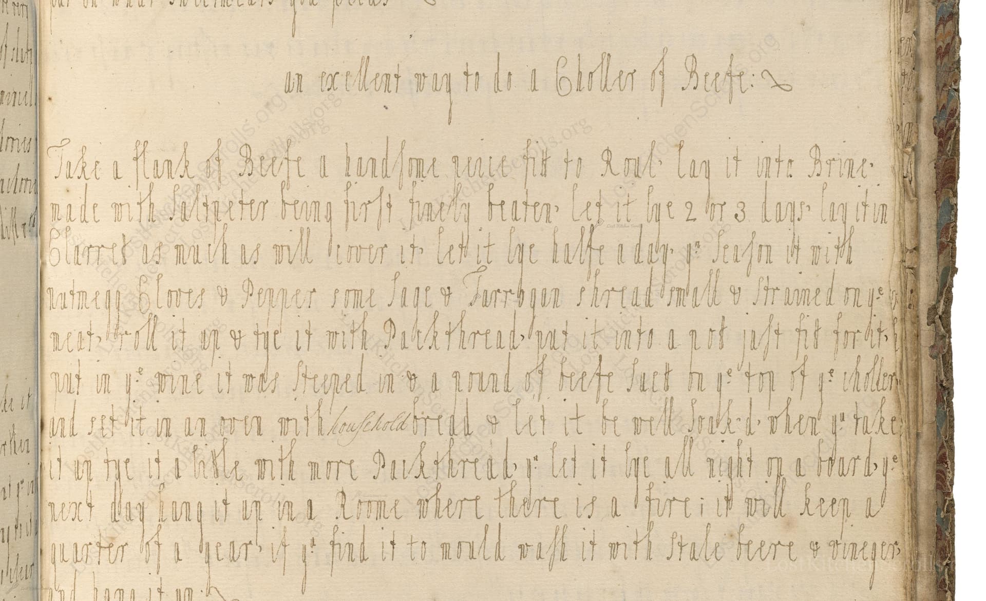 An Excellent Way To Do A Chollor Of Beefe