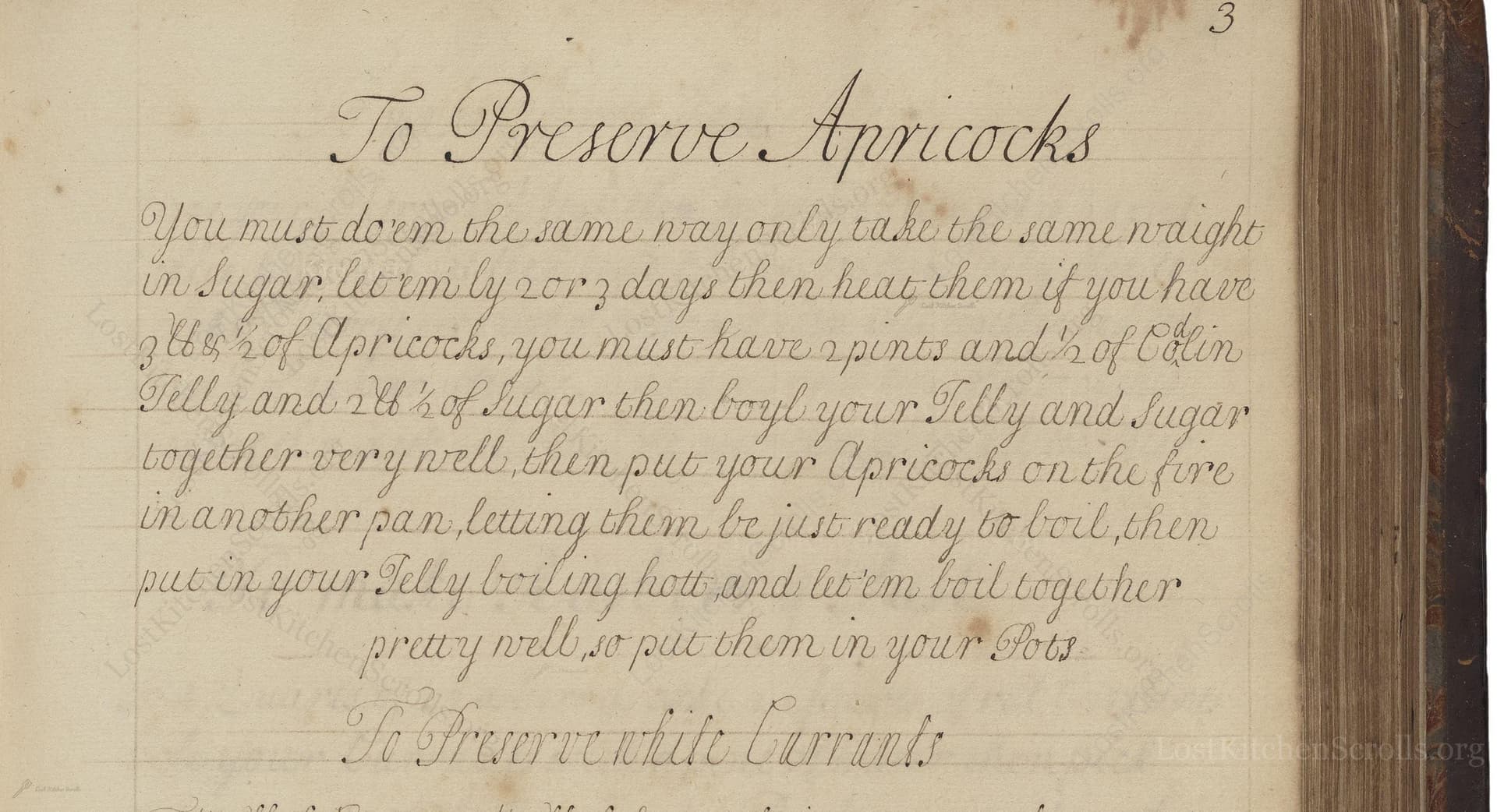 To Preserve Apricocks
