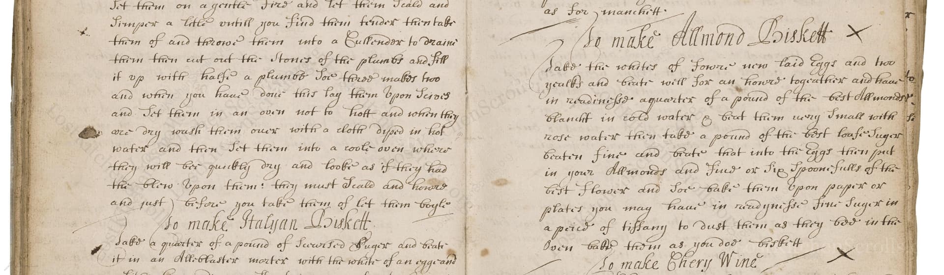 To Make Almond Biskett