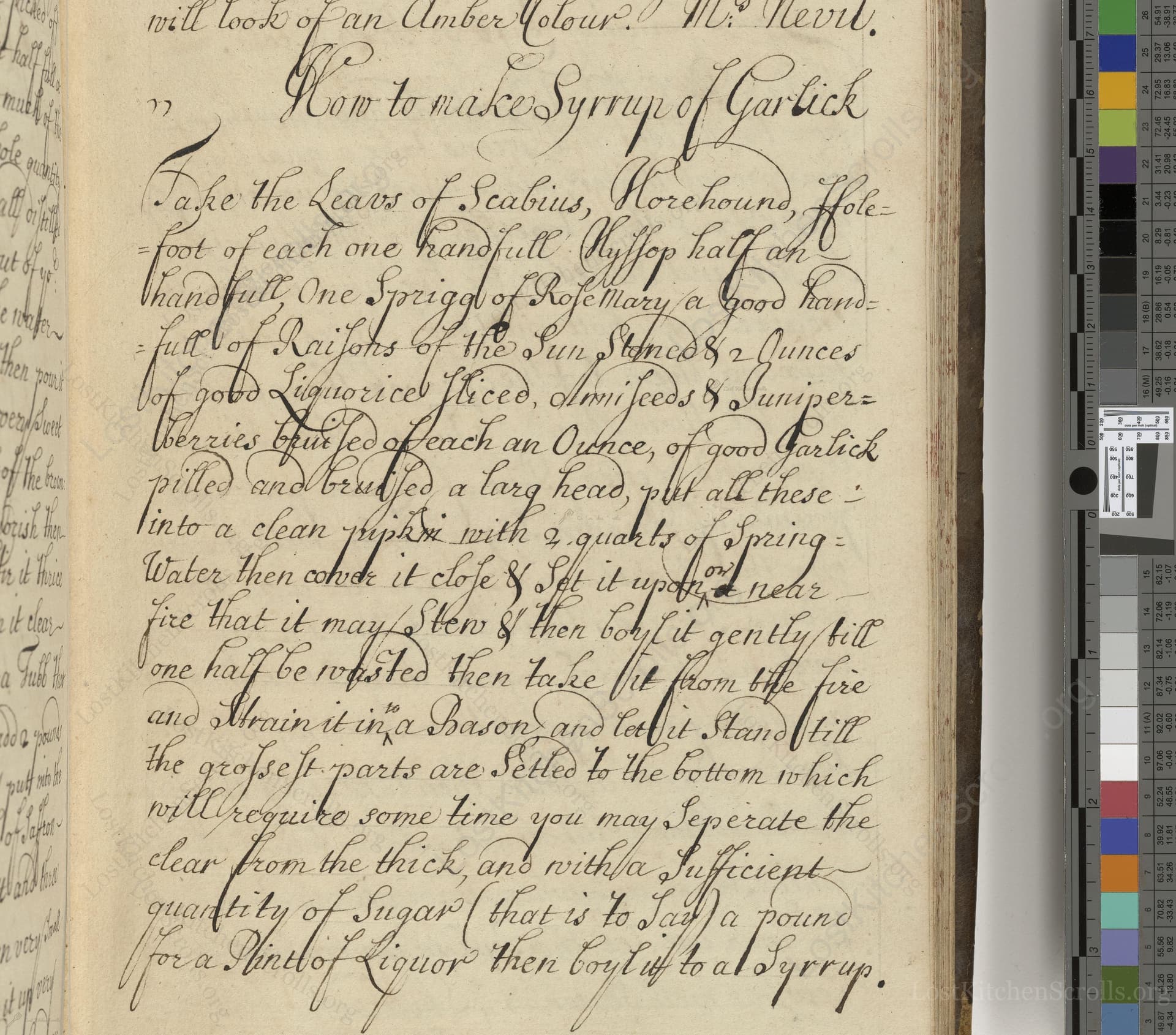 How To Make Syrrup Of Garlick