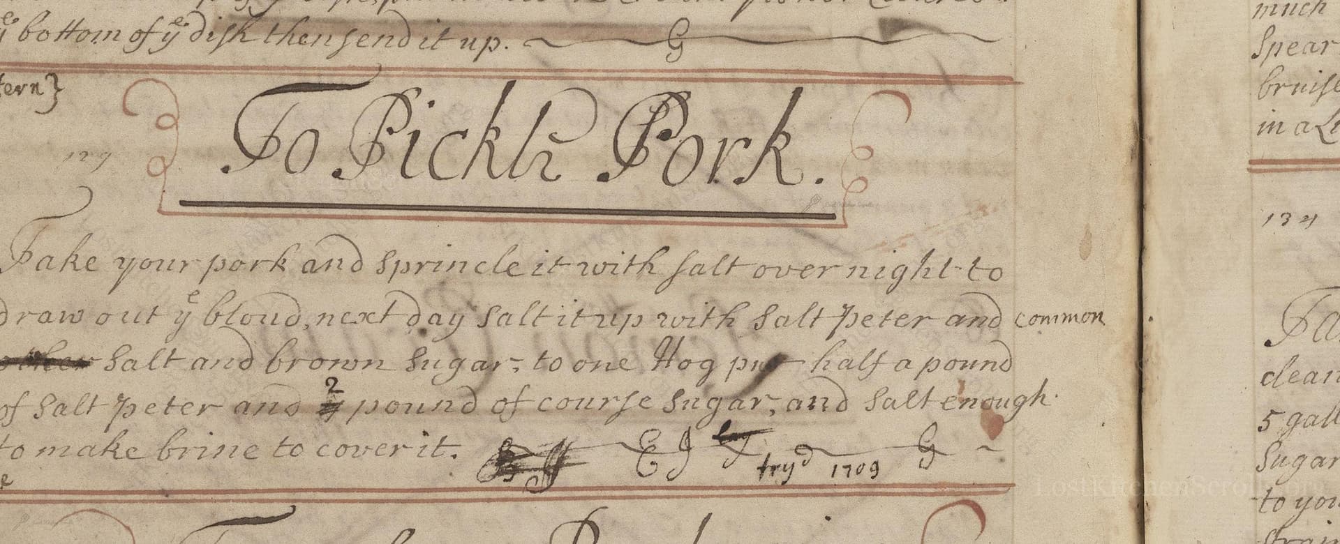 To Pickle Pork