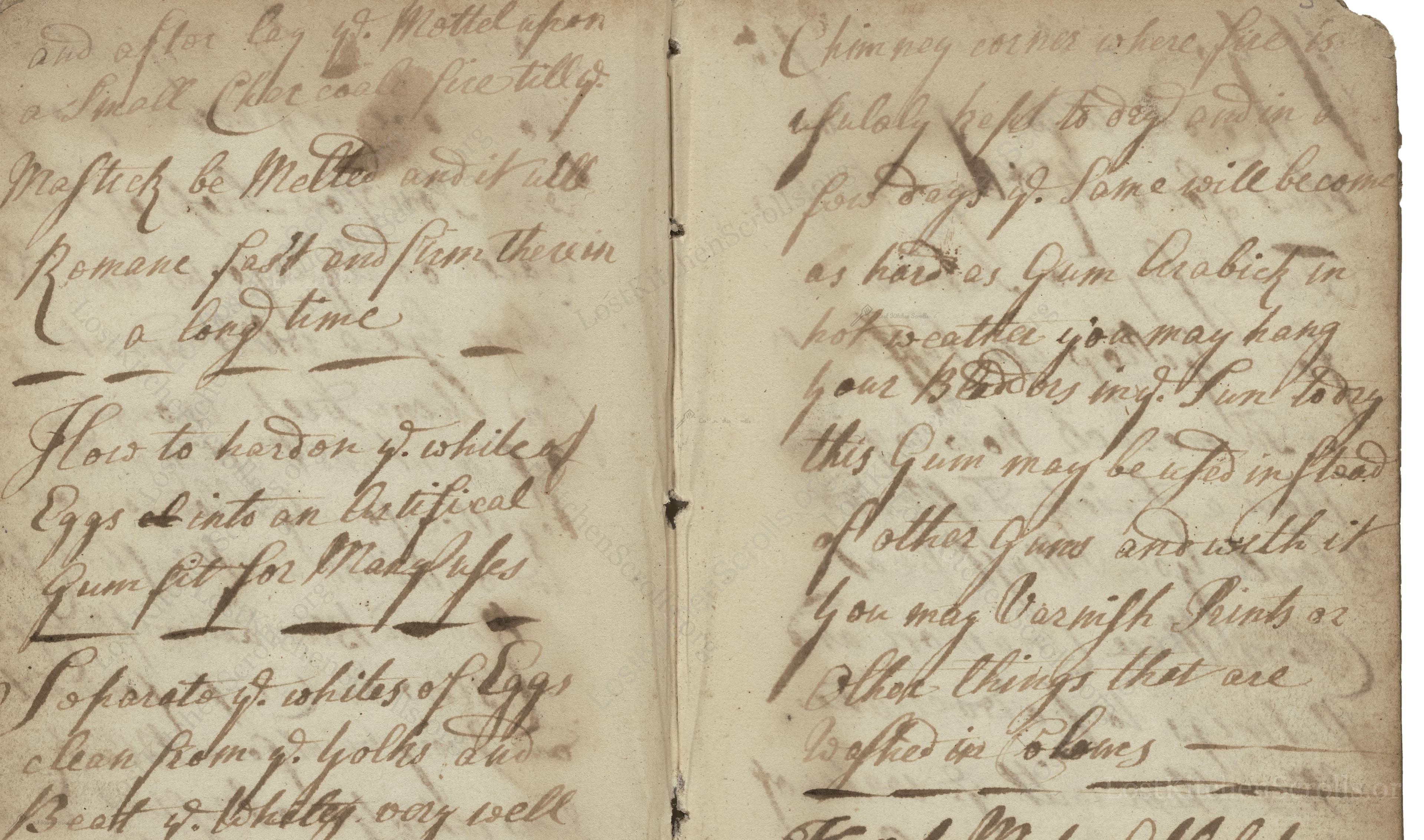 Historical recipe for How To Harden Ye Whites Of Eggs Into An Artifical Gum Fit For Many Uses