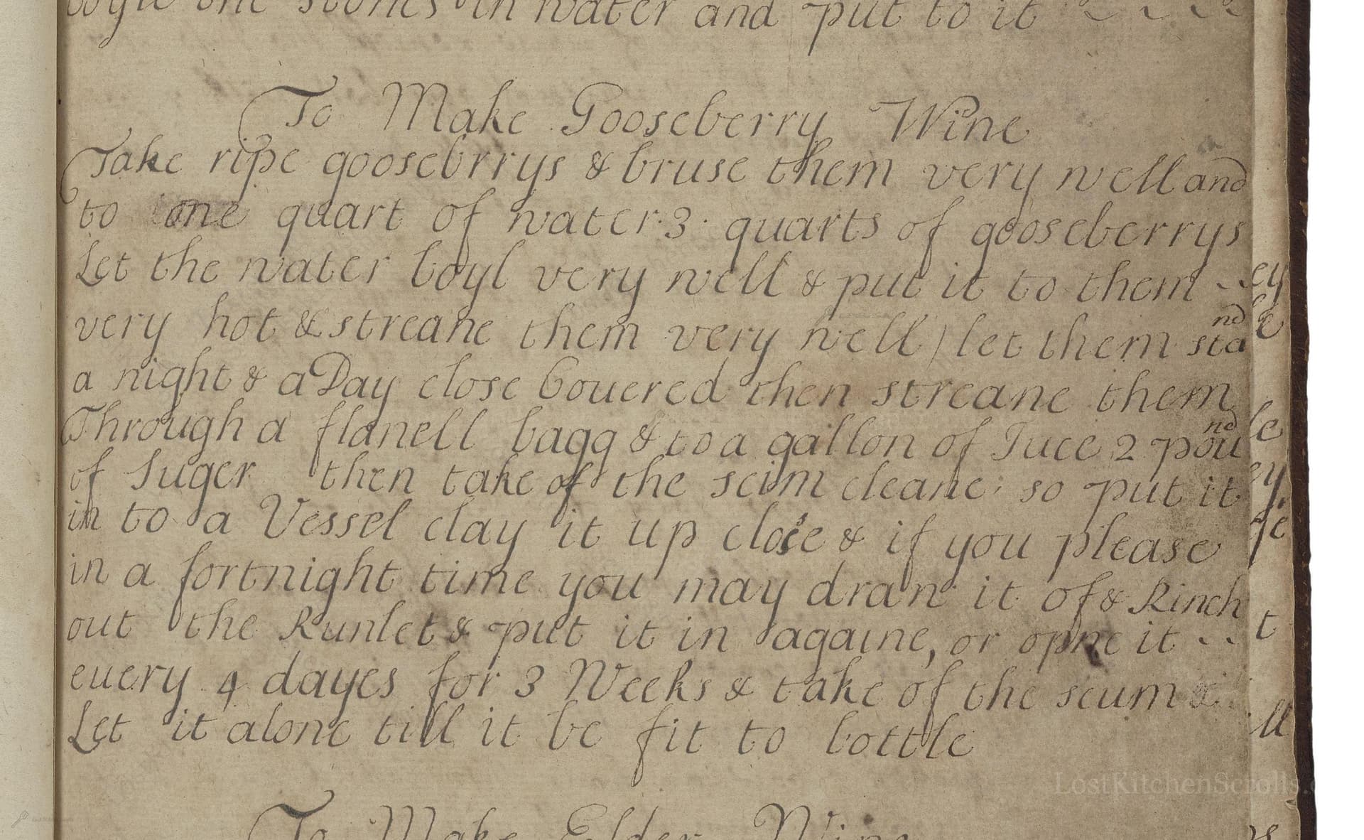 To Make Gooseberry Wine