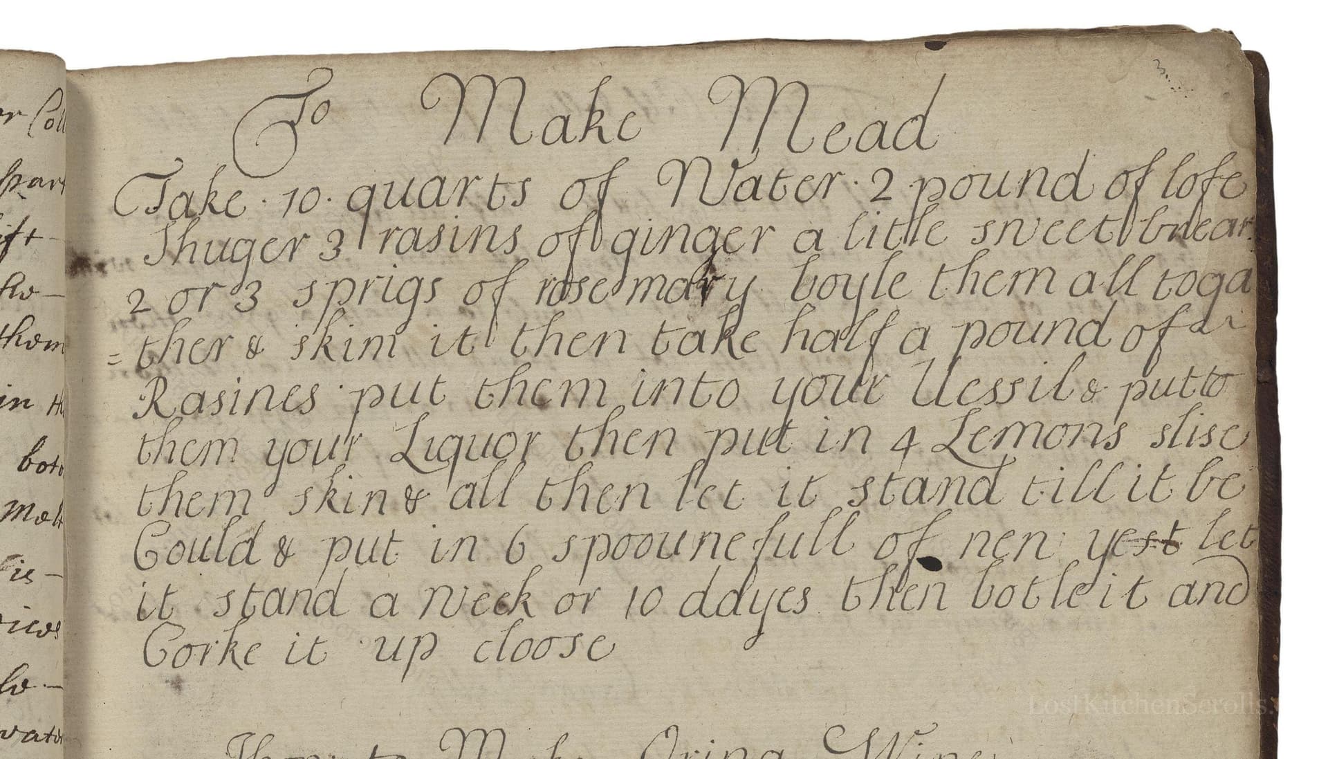 To Make Mead