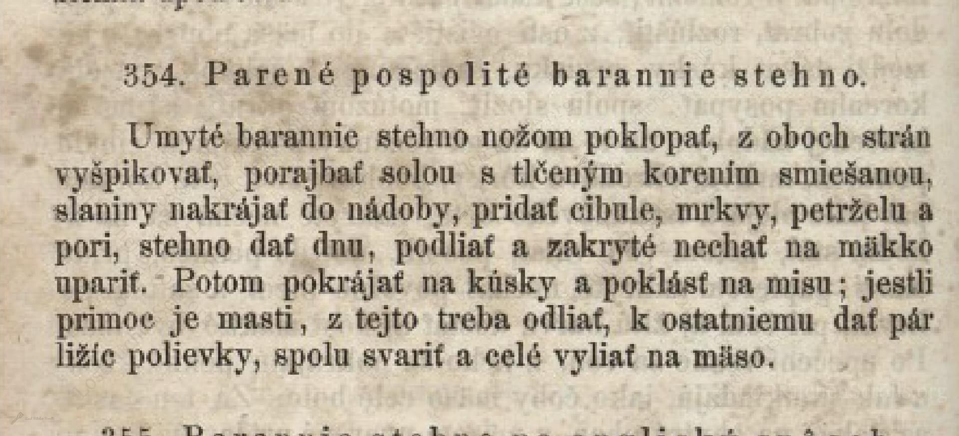 Parené Pospolité Barannie Stehno