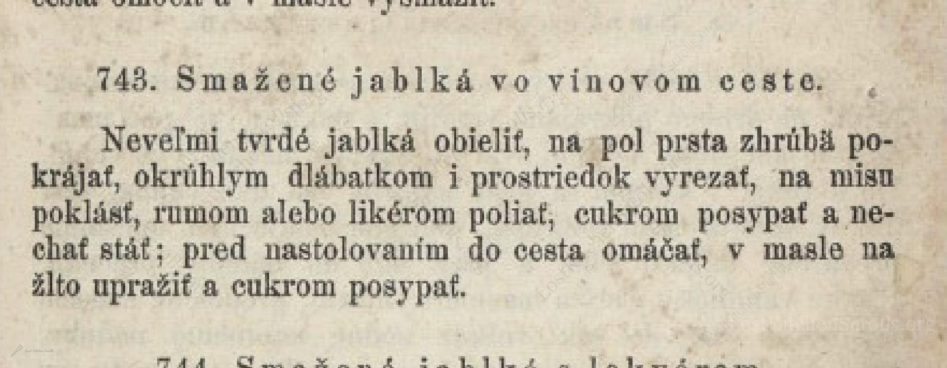 Smažené Jablká Vo Vínovom Ceste