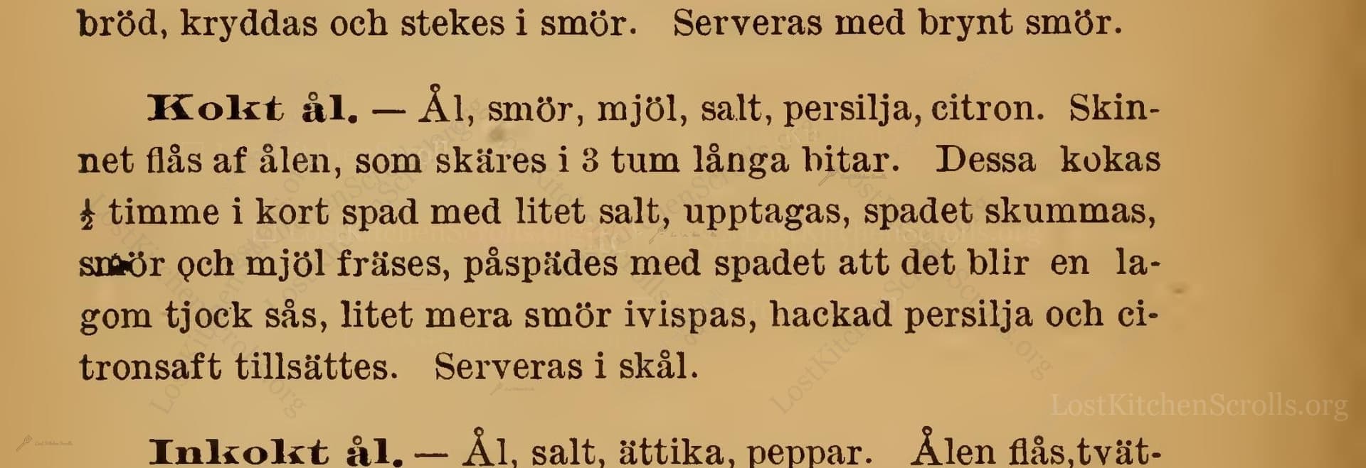 Kokt Ål