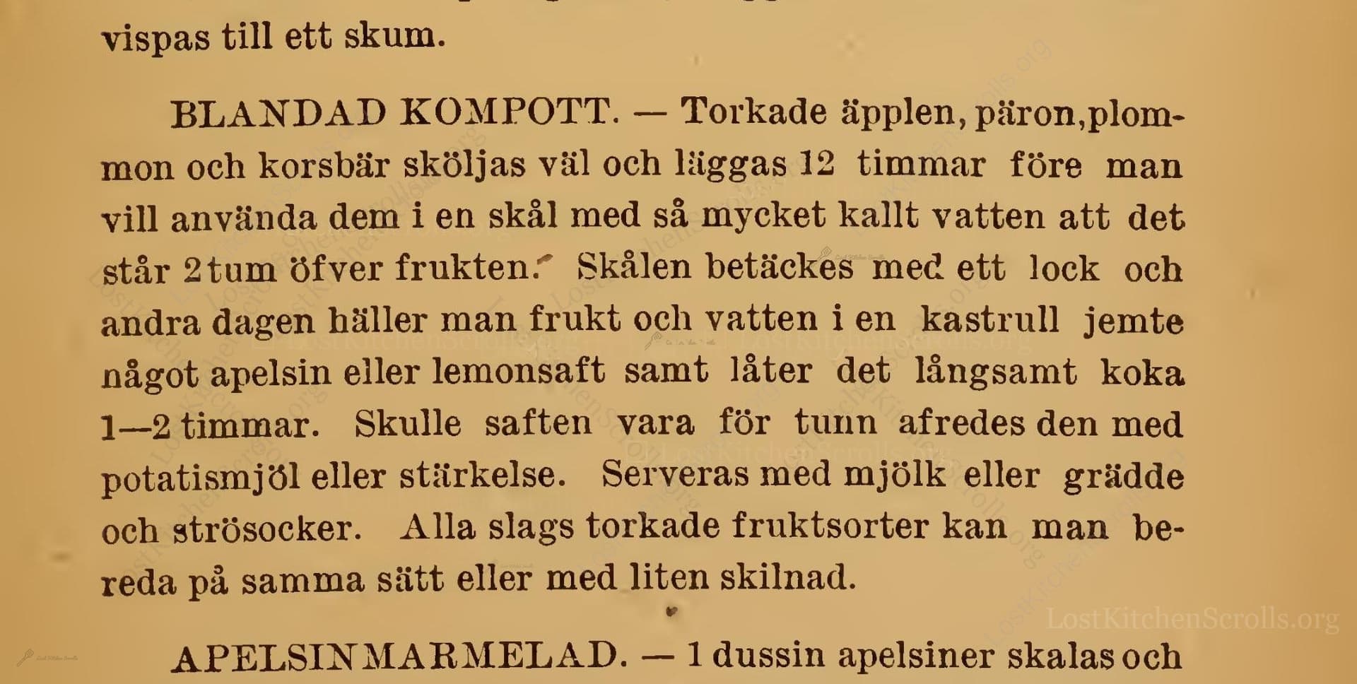 Blandad Kompott