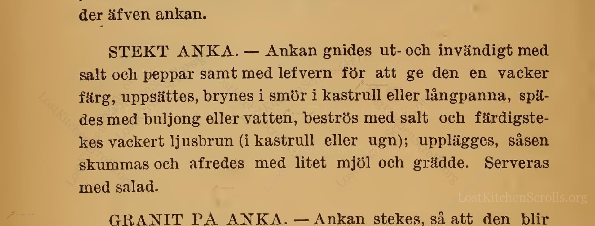 Stekt Anka