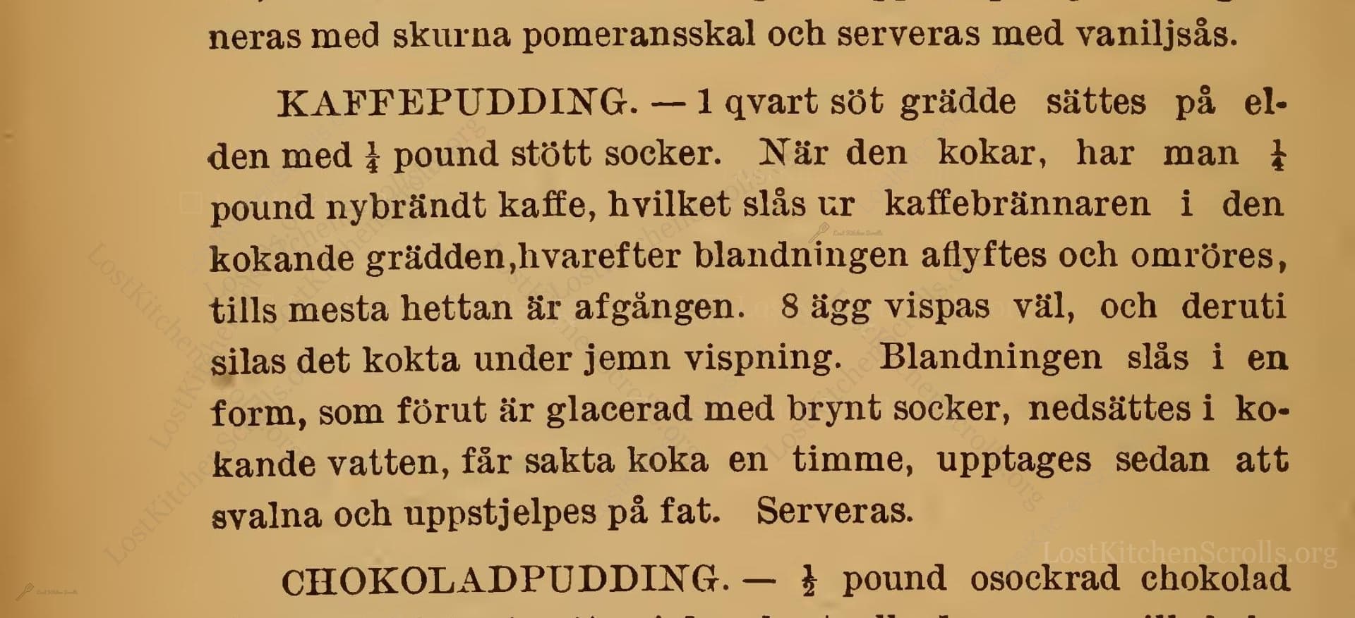 Kaffepudding
