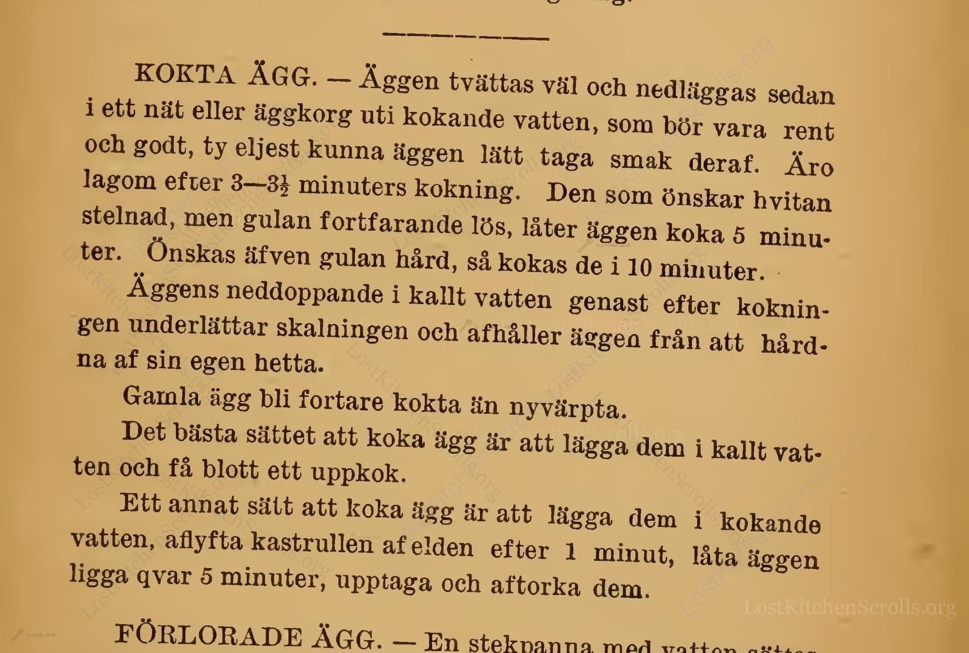 Kokta Ägg