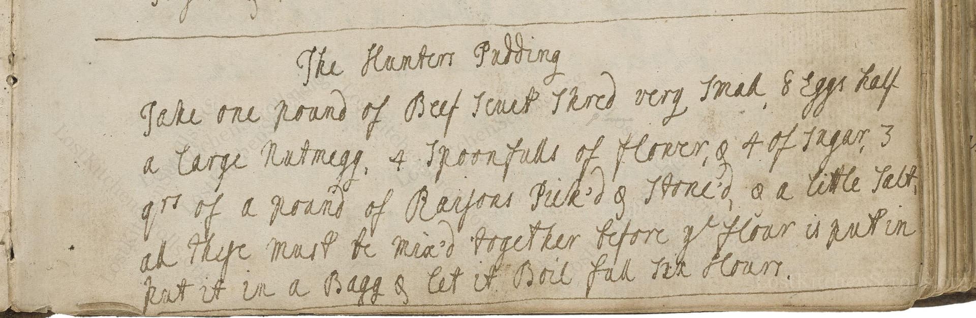 The Hunters Pudding