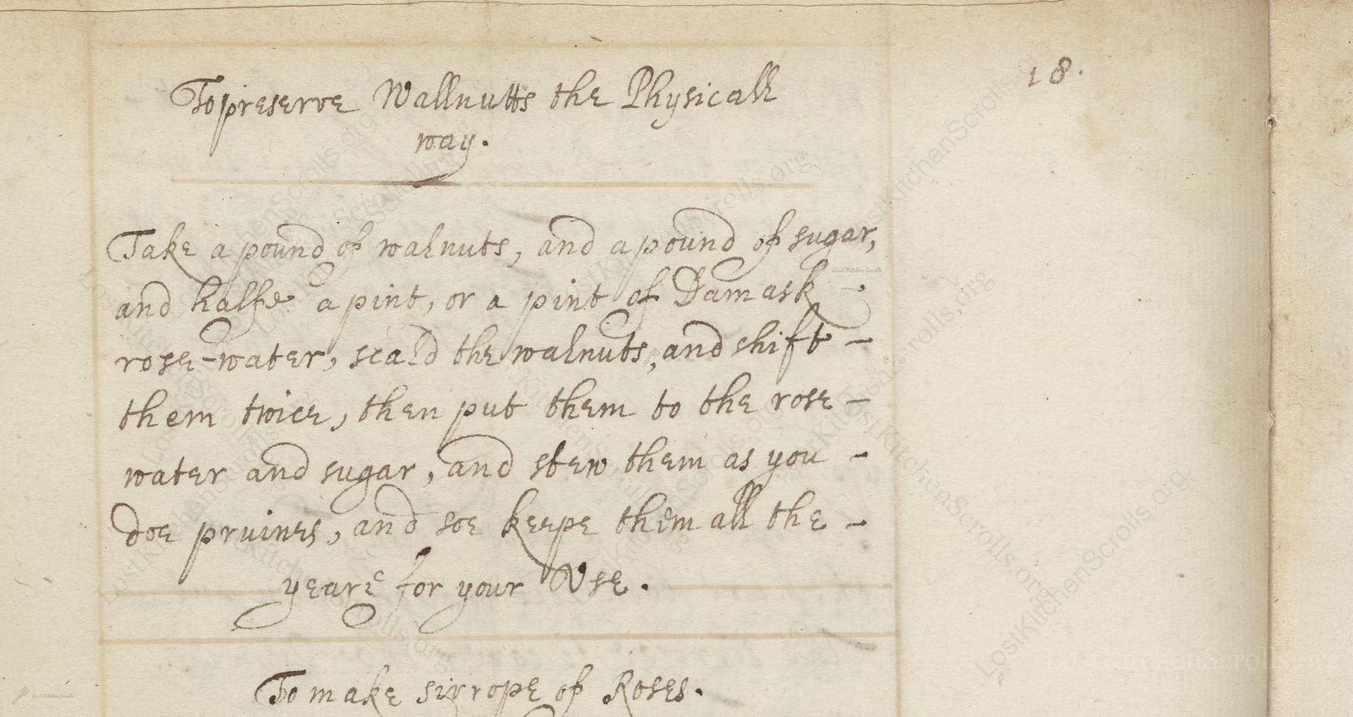 To Preserve Walnuts The Physicall Way