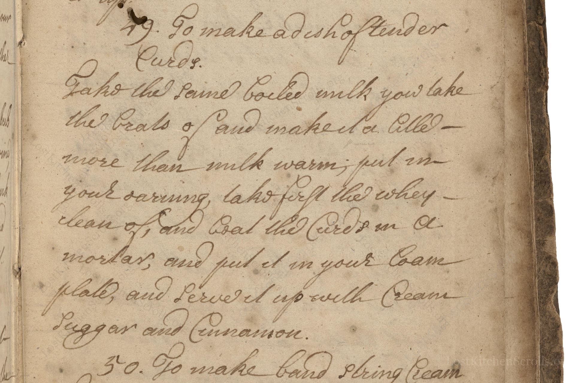 To Make A Dish Of Tender Curds