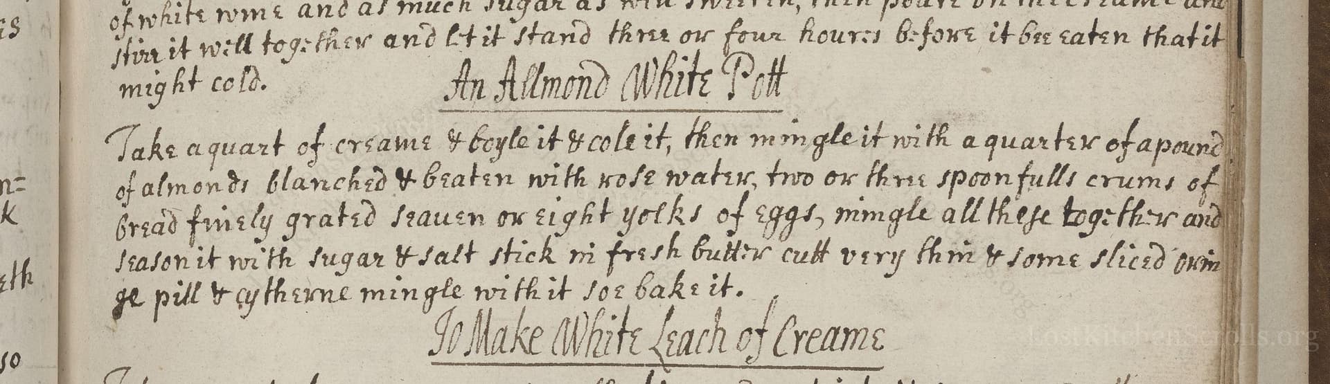 An Allmond White Pott